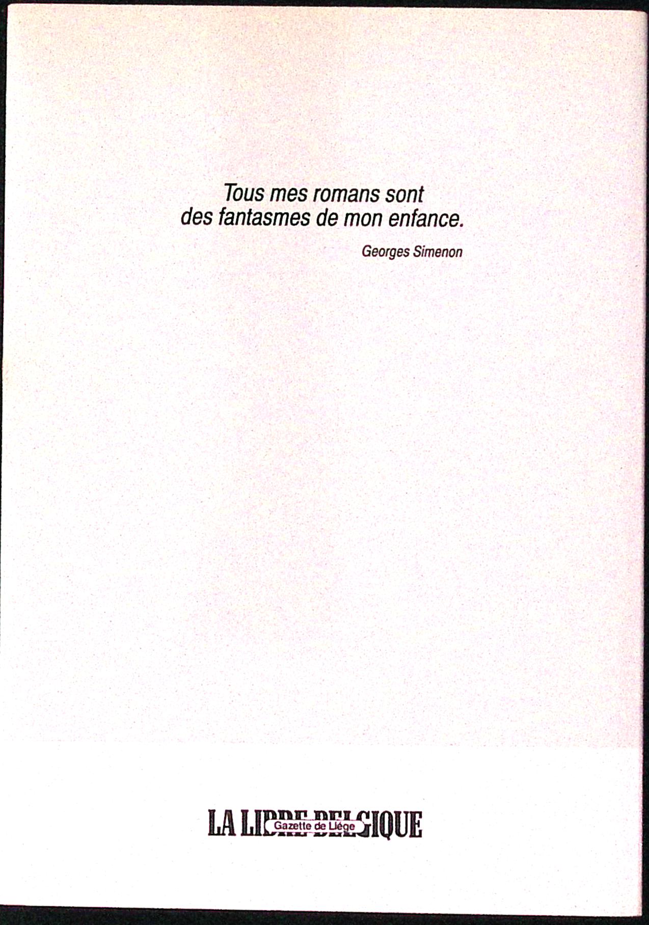Livre - Freddy Derwhal-  Le petit Sim. Les années Liégeoises de Georges Simenon - EO - 1993 - TTBE - GEV