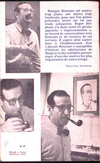 Livre - Georges Simenon - Roger stéphane -  Roger Stéphane. Le Dossier Simenon - EO - 1961 - TBE - Laffont