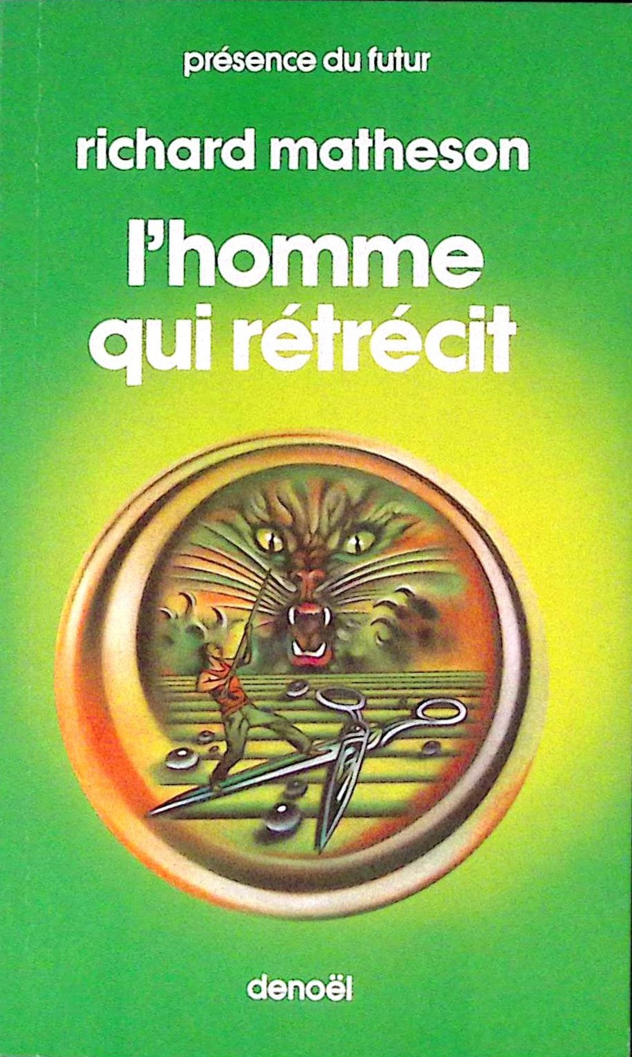 Livre science-fiction - Présence du futur - Richard Matheson - L'Homme qui rétrécit - n°18 - RE - 1984 - TTBE- Denoël