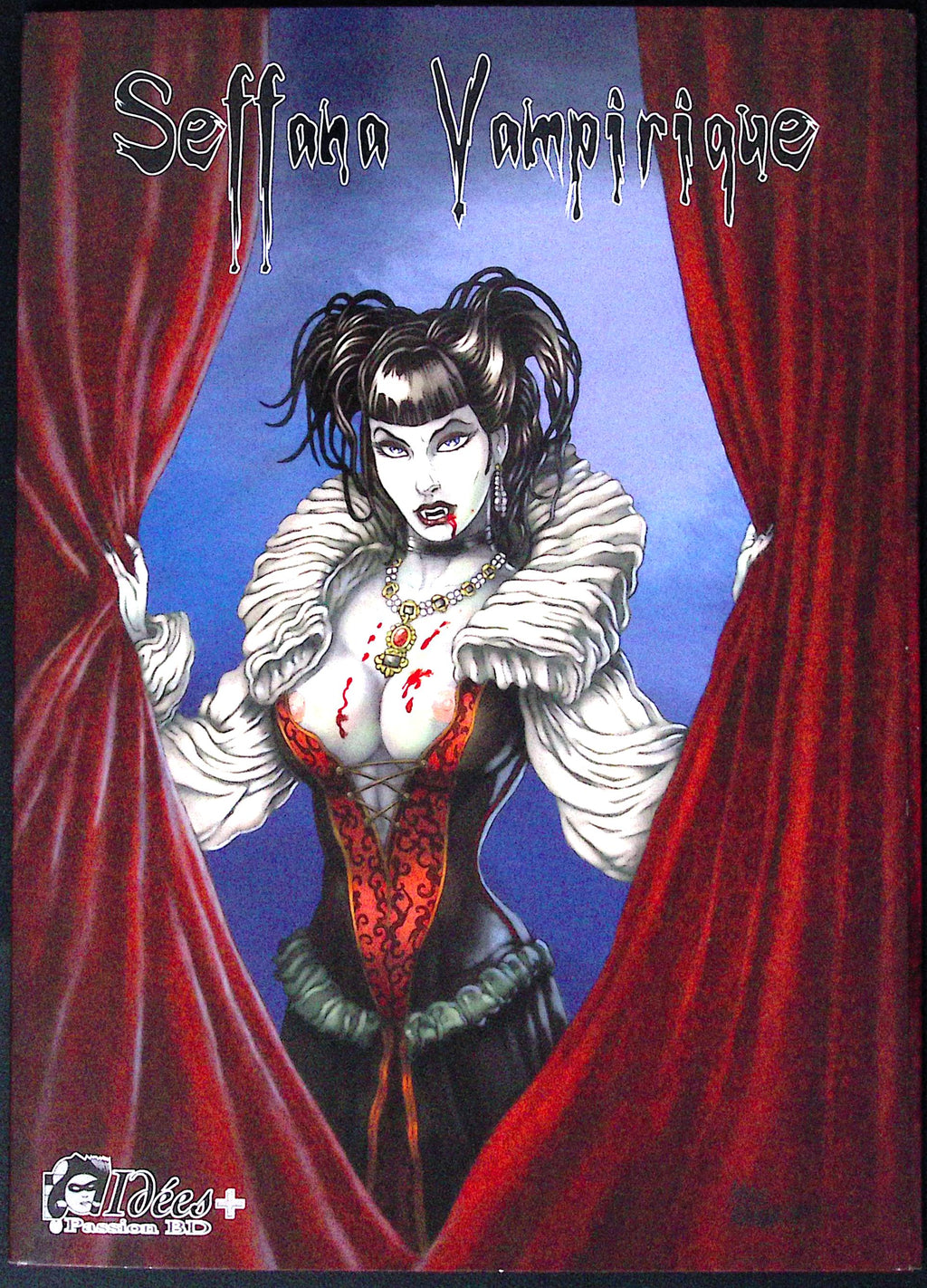 Bd dédicacée - Collection Plein vol - Seffana vampirique - Portfolio par Ratera et Sayago - EO - 2010 - TTBE - Idees +