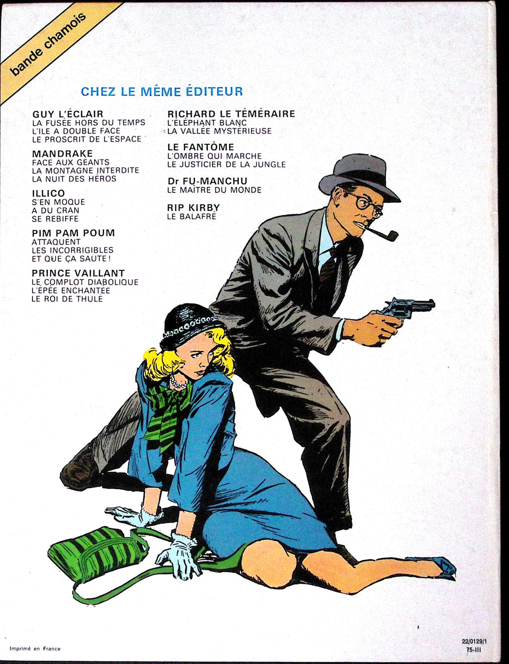 BD  RIP Kirby - Le Balafré - Tome 01 -  EO - 1975- TTBE - Hachette