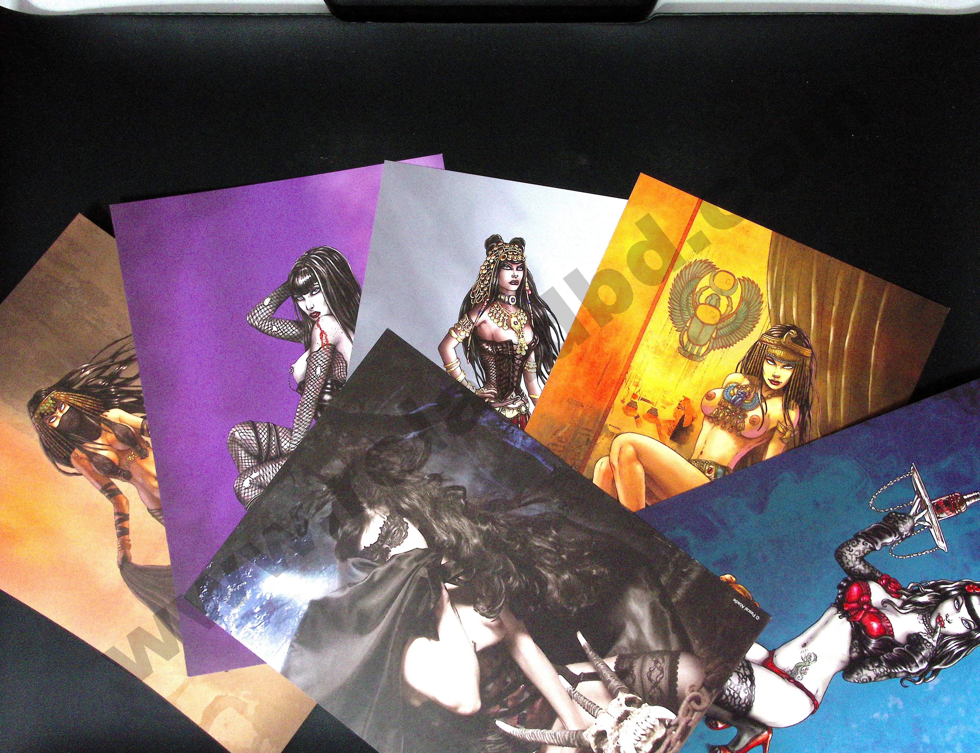 Bd dédicacée - Collection Plein vol - Seffana vampirique - Portfolio par Ratera et Sayago - EO - 2010 - TTBE - Idees +
