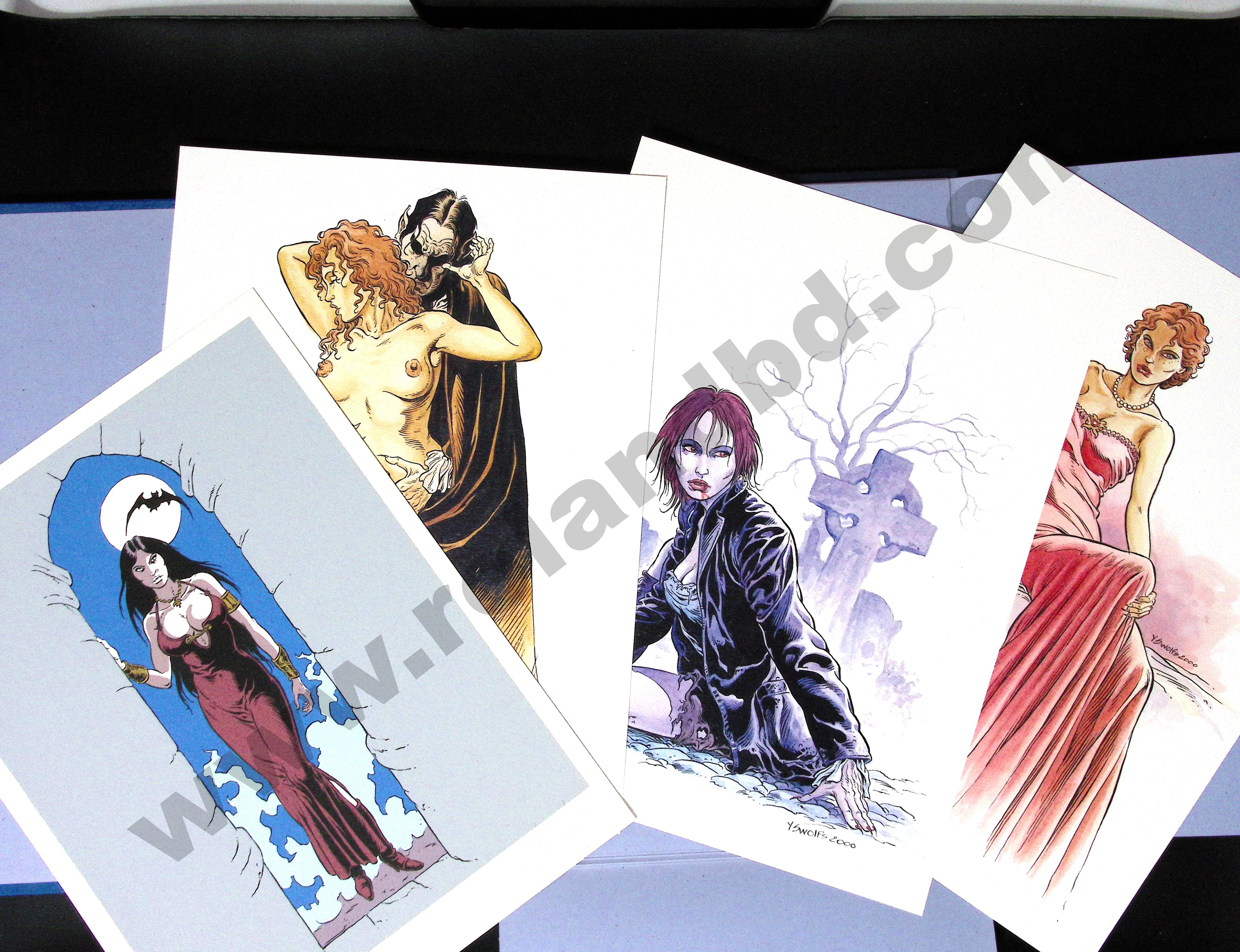 Bd -  Le Prince de la nuit - Vampires - Portfolio par Yves Swolfs - EO - 2000 - TTBE