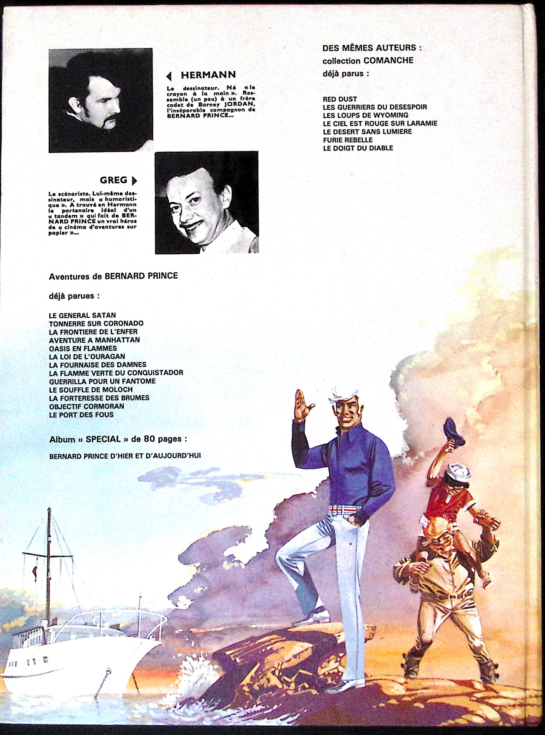 BD - Bernard Prince - D'hier et d'aujourd'hui - EO - 1980 - BE - Lombard