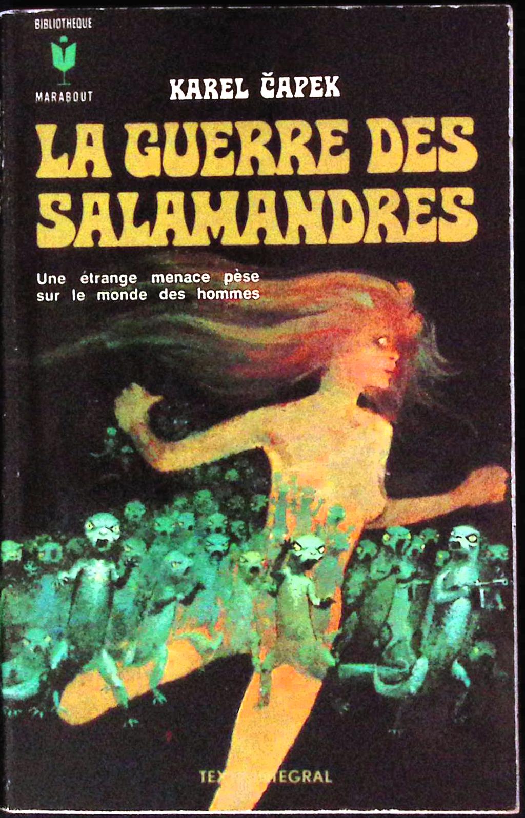 Livre science-fiction - Autres collections - Carel Capek - La Guerre des salamandres - n°324 - EO - 1969 - TTBE - Marabout/Gérard