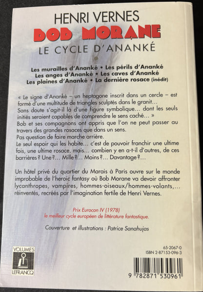 Livre - Bob Morane Intégrale - Le cycle d'Ananké - Henri Vernes - RE - 1999 - TTBE - Lefrancq