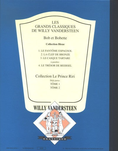 BD  Bob et Bobette - N°3 - cart. Le casque tartare - RE - 1995 - TTBE - Vandersteen