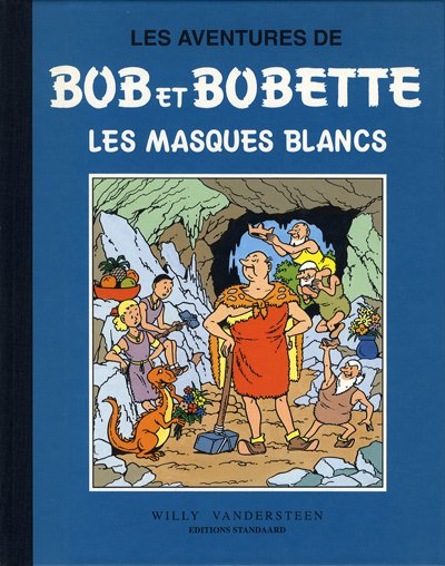 BD  Bob et Bobette - N°7 - cart. Les masques blancs - RE - 1997 - TTBE - Vandersteen