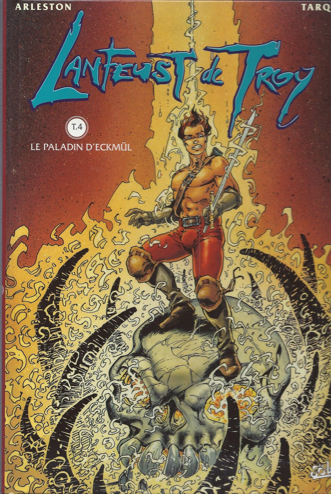 BD  Lanfeust de Troy  T.4  Le paladin d'Eckmül - E.O.. 1996  TBE  - Tarquin