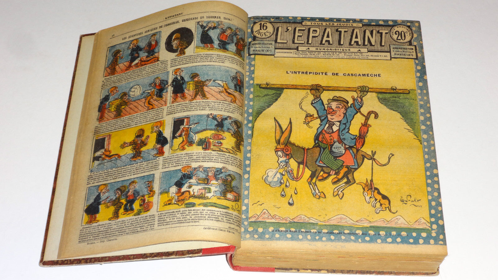 BD  L'épatant 2 -reliures non éditeurs fasc. 598 à 648 - EO- 1920  - TBE -