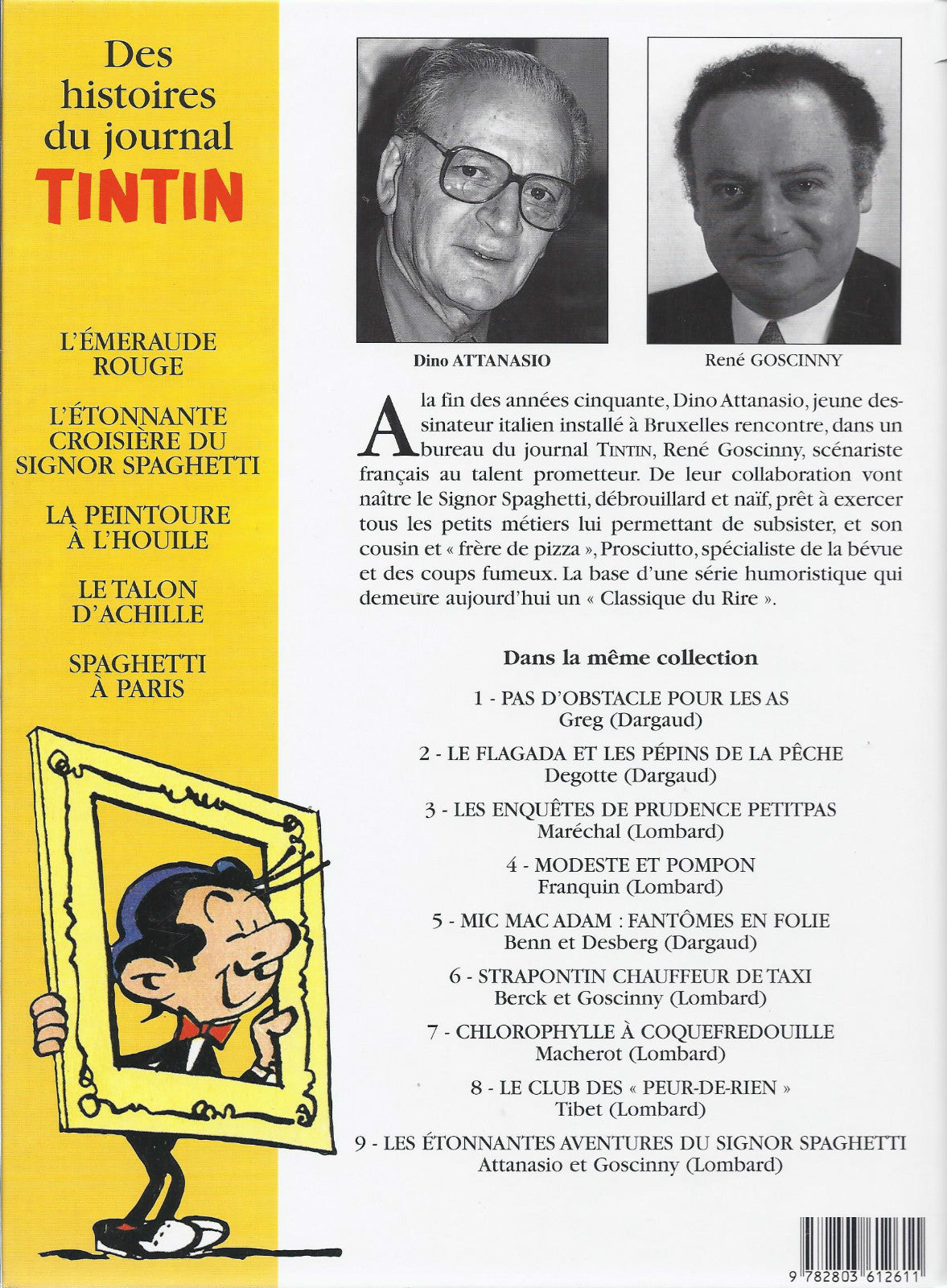 BD -Les étonnantes av. du Signor. Spaghetti- INT. - EO -  1999 -TTBE - Attanasio