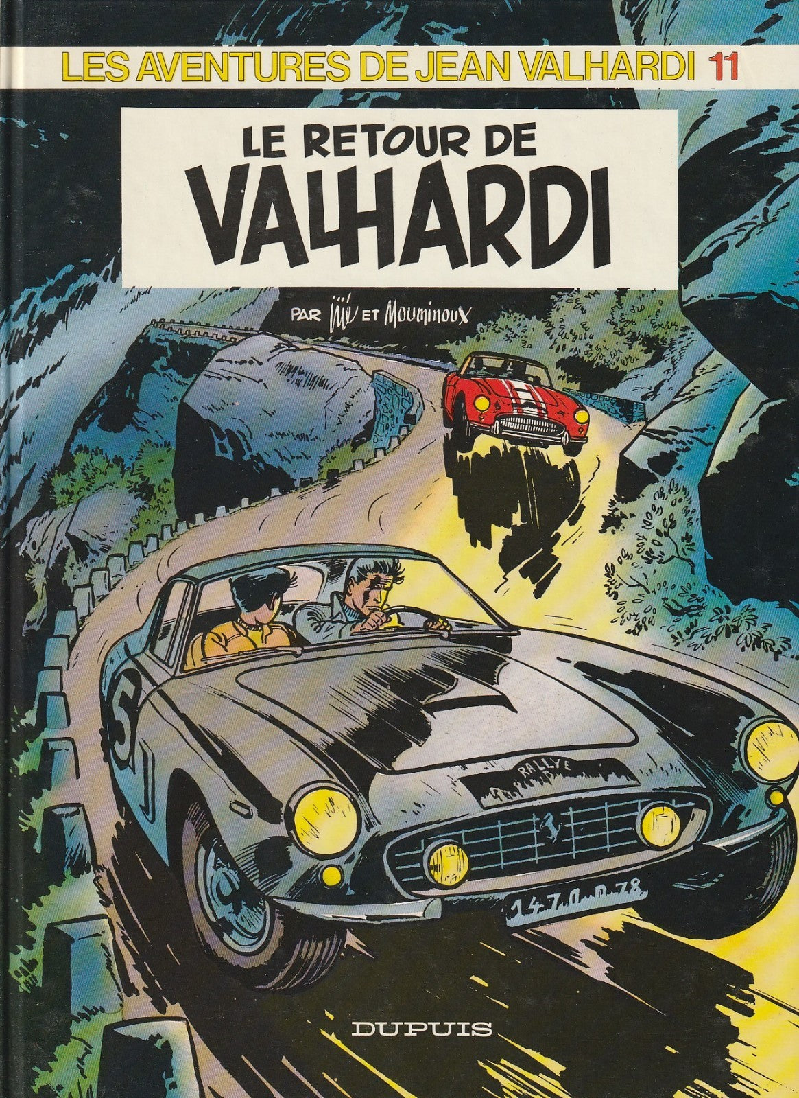 BD  Valhardi - Le etour de valhardi - N°11  -EO cartonnée - 1985 -TBE- Jijé