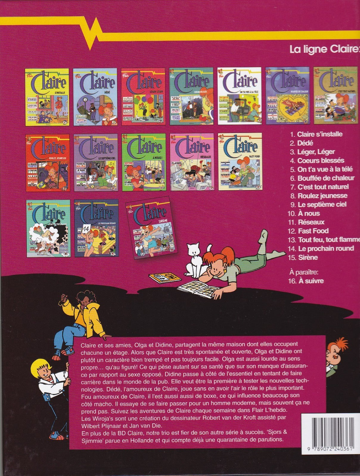 BD Claire - Sirène - N°15 -  EO - 2001 -TTBE- Wiroja