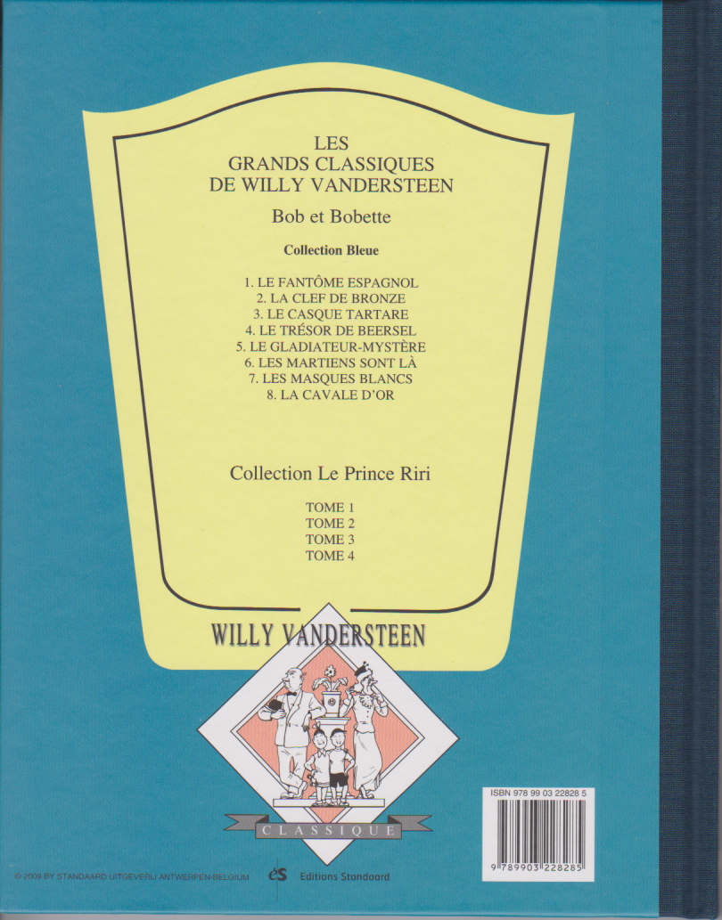 BD  Bob et Bobette-N°6- cart. Les martiens sont là- RE-2009-TTBE- Vandersteen