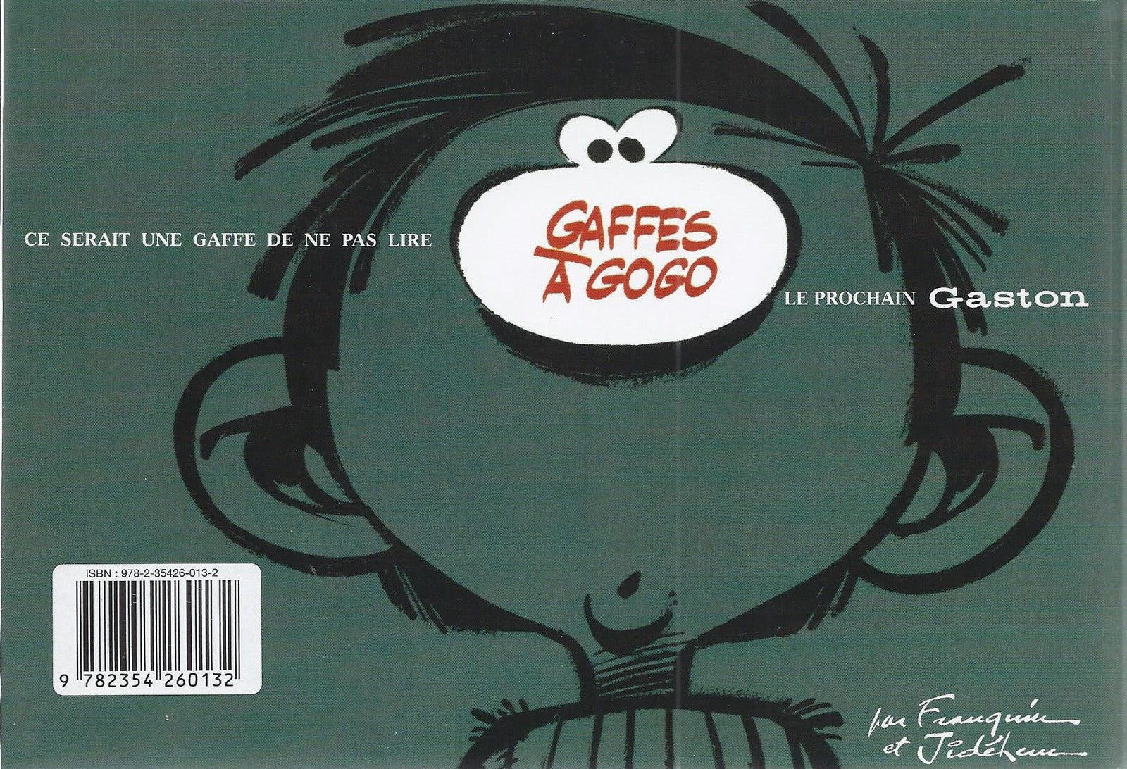 BD  Gaston N°2 - Gala de gaffes - Ré. Fac similé 2006   - Franquin -