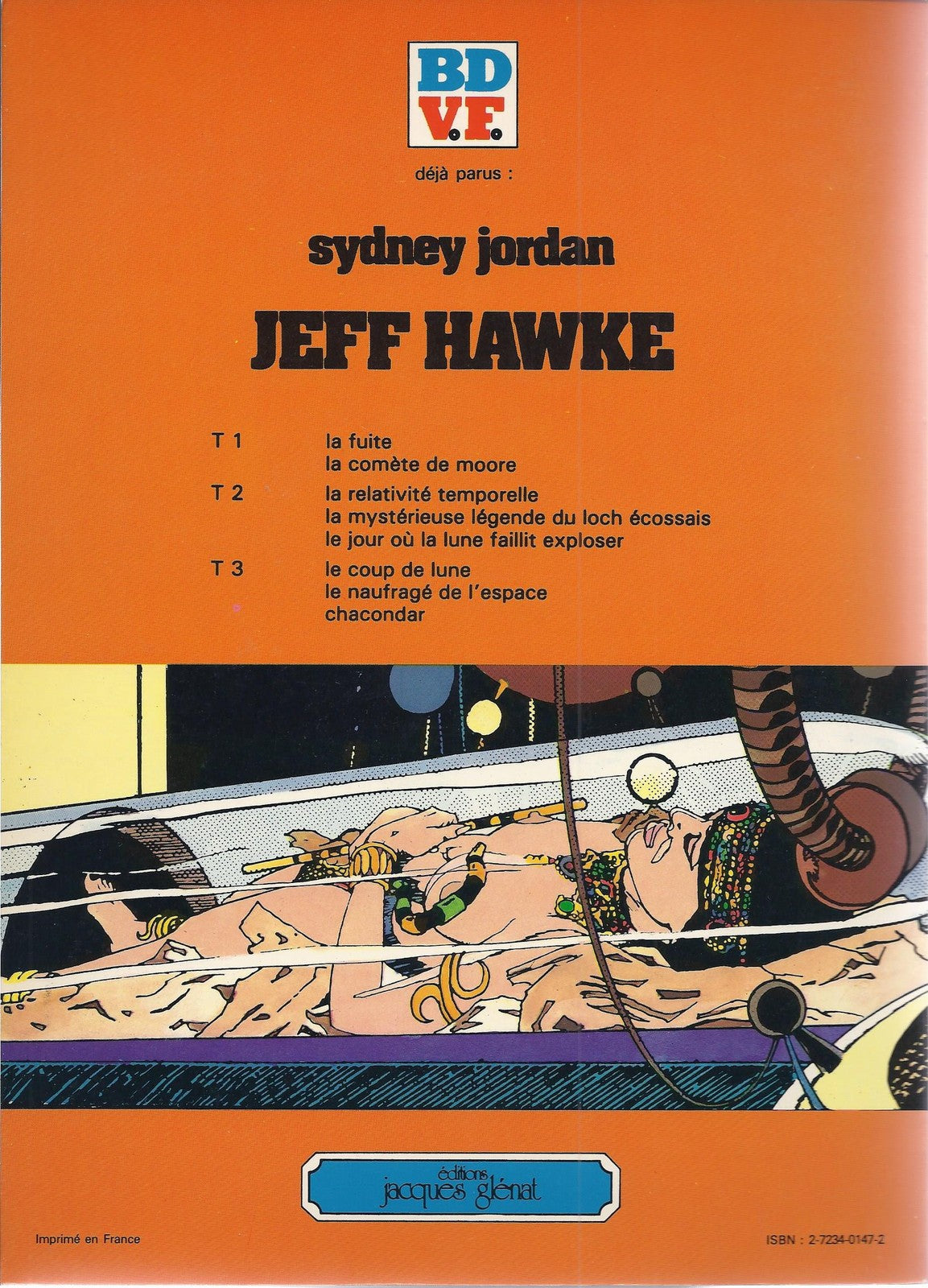 BD  Jeff Hawke - les vents de mars   - E.O .1980  TBE - Jordan S.