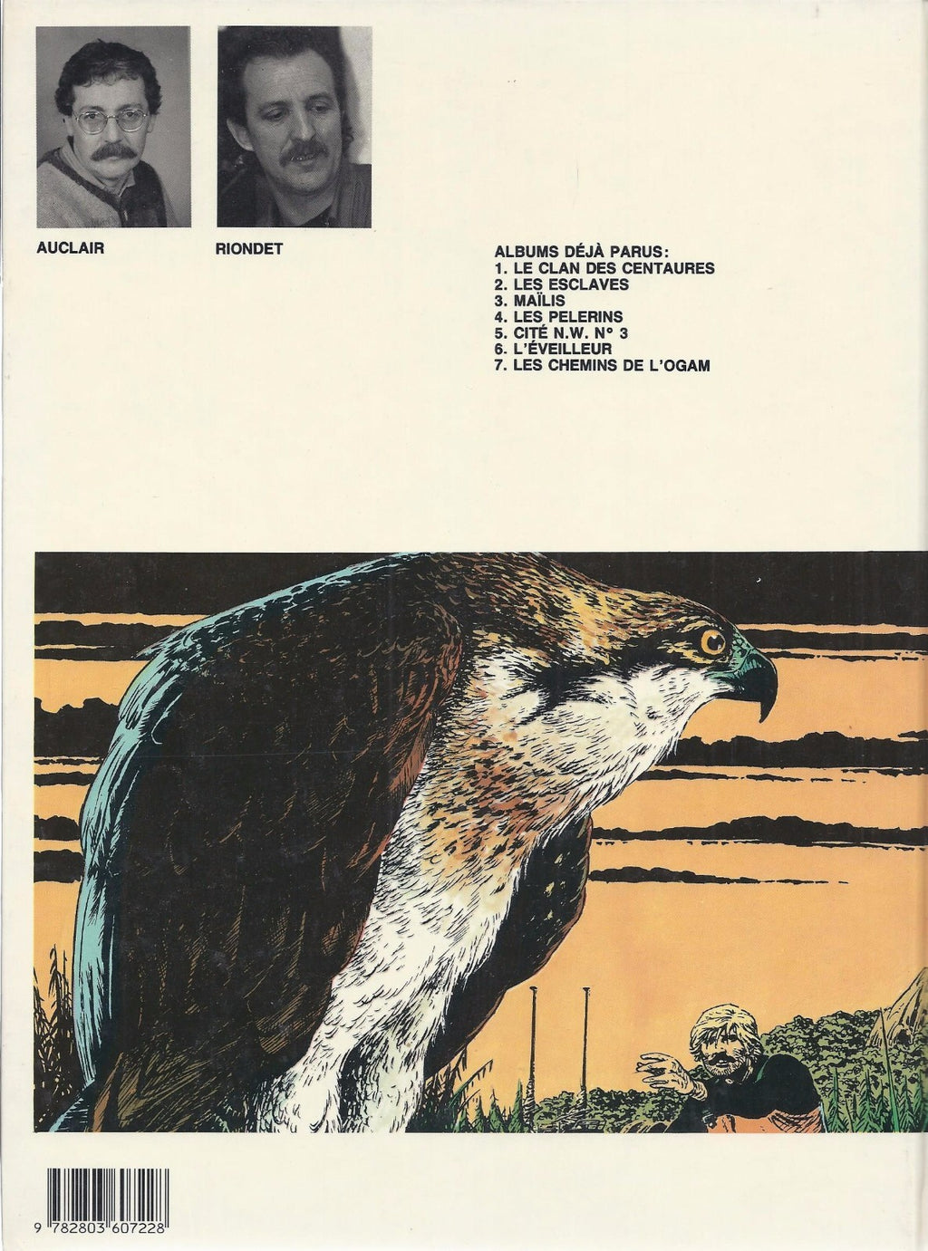 Cómic Simon del río - Los caminos del Ogam - N°7 - EO tapa dura - 1988 - BE - Auclair