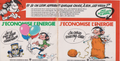 BD Gaston Lagaffe - Autocollant j'économise l'énergie - 1981- BE- Franquin