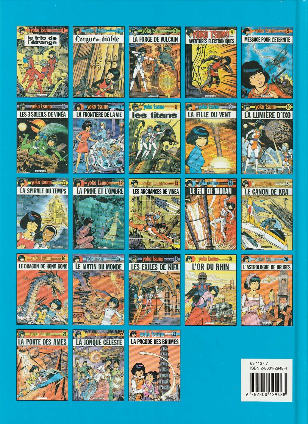 BD  Yoko Tsuno- La pagode des brumes -N°23 -  EO cartonnée - 2001 - TTBE- Leloup