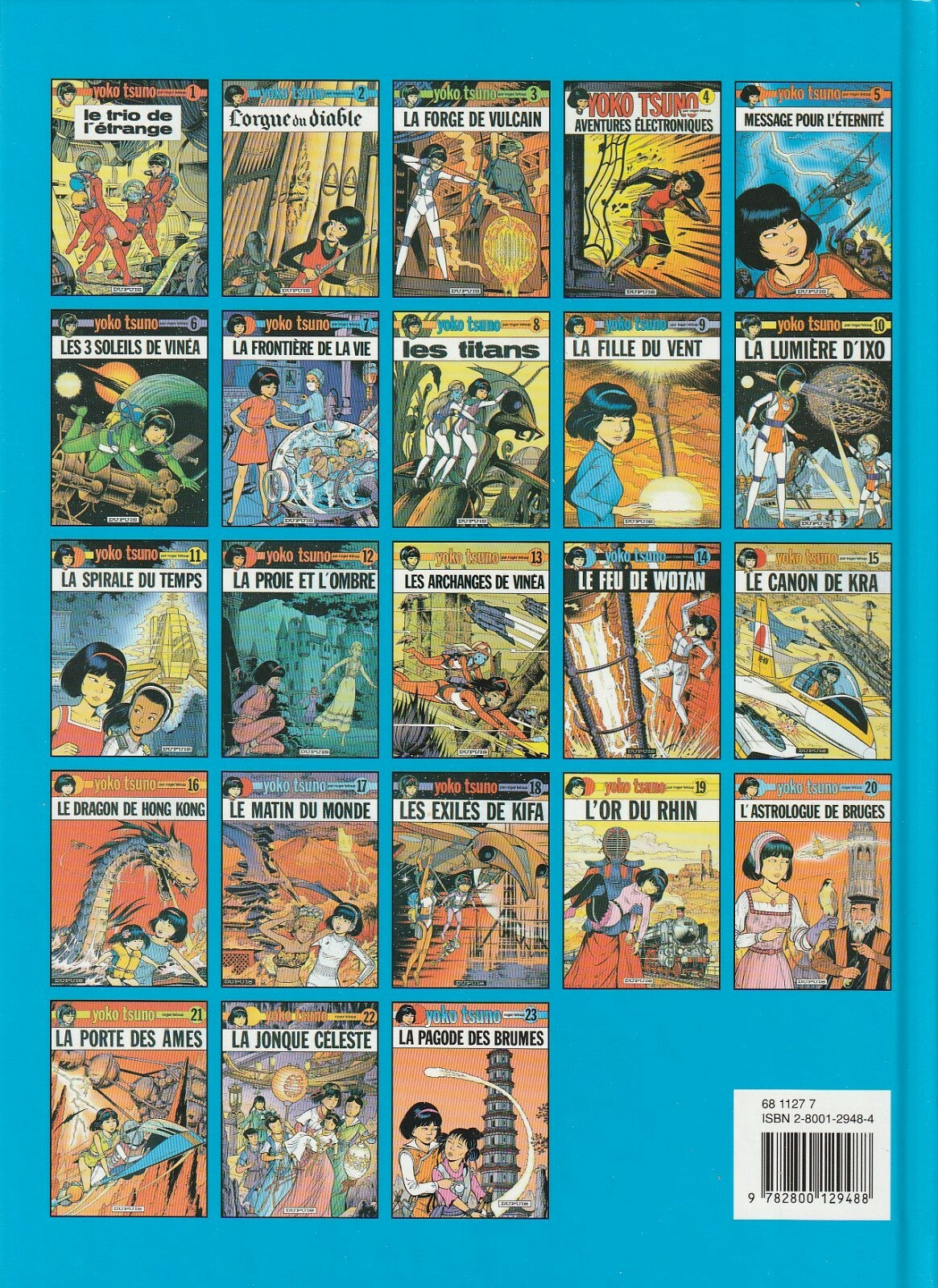 BD  Yoko Tsuno- La pagode des brumes -N°23 -  EO cartonnée - 2001 - TTBE- Leloup