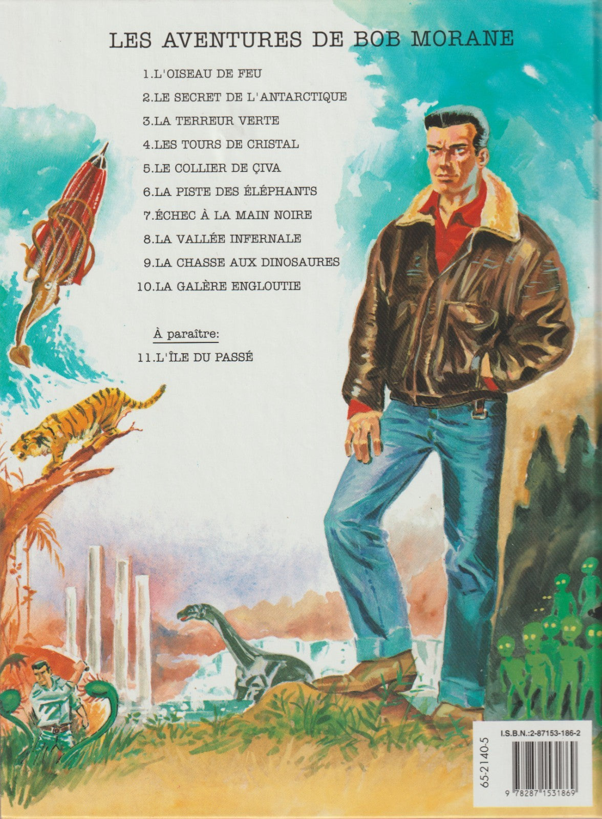 BD Bob Morane N°10(Lefrancq) - La Galère engloutie - E.O.1994-TTBE-Attanasio