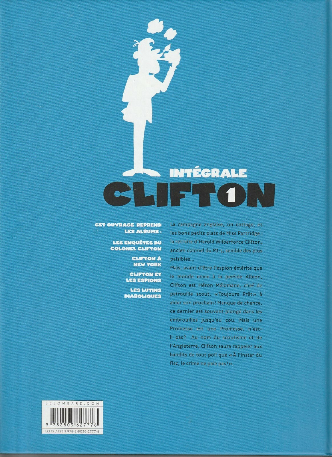 BD Integrale  Clifton - N°1 - EO- cartonnée-2011 -TTBE- Macherot