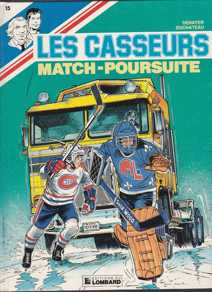 BD Les casseurs - Match - Poursuite- N°15  EO -1988 -TTBE- Denayer