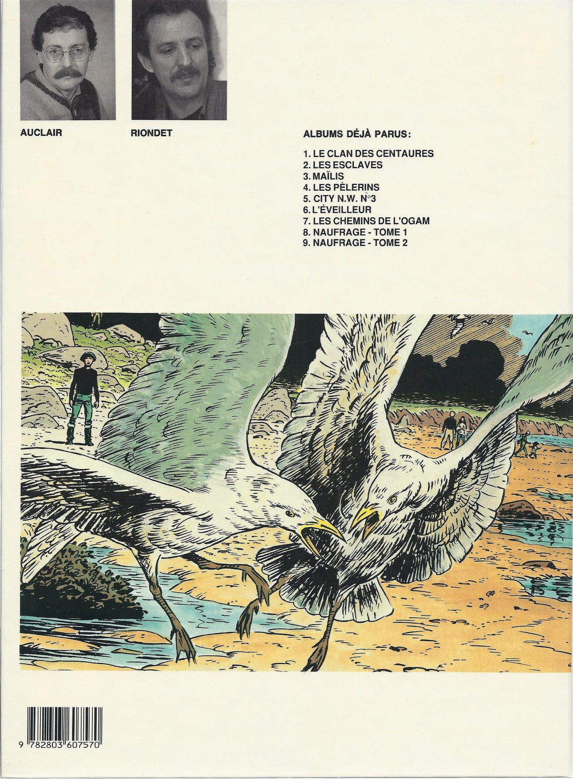 BD  Simon du fleuve  - N°9 -  Naufrage tome 2-  EO - 1989  TBE - Auclair