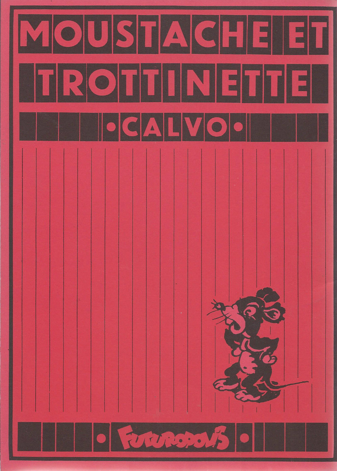 BD  Moustache et trottinette  N°3 - Au Far-West - E.O .1977  TBE - Calvo