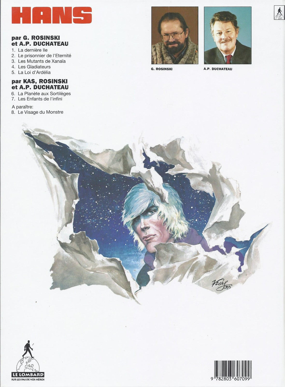 BD  Hans - N°4-  Les Gladiateurs -  RE .1994  - TBE - Rosinski