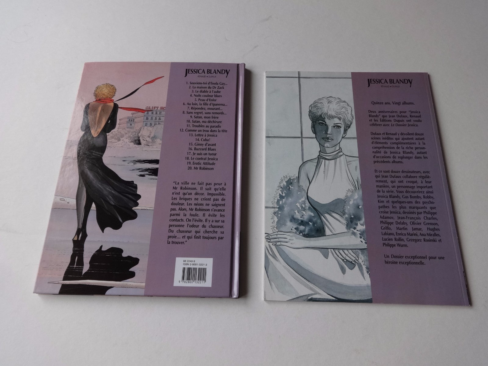 BD Jessica Blandy - N°20 avec le dossier B -  EO -2002 -TBE- Renaud