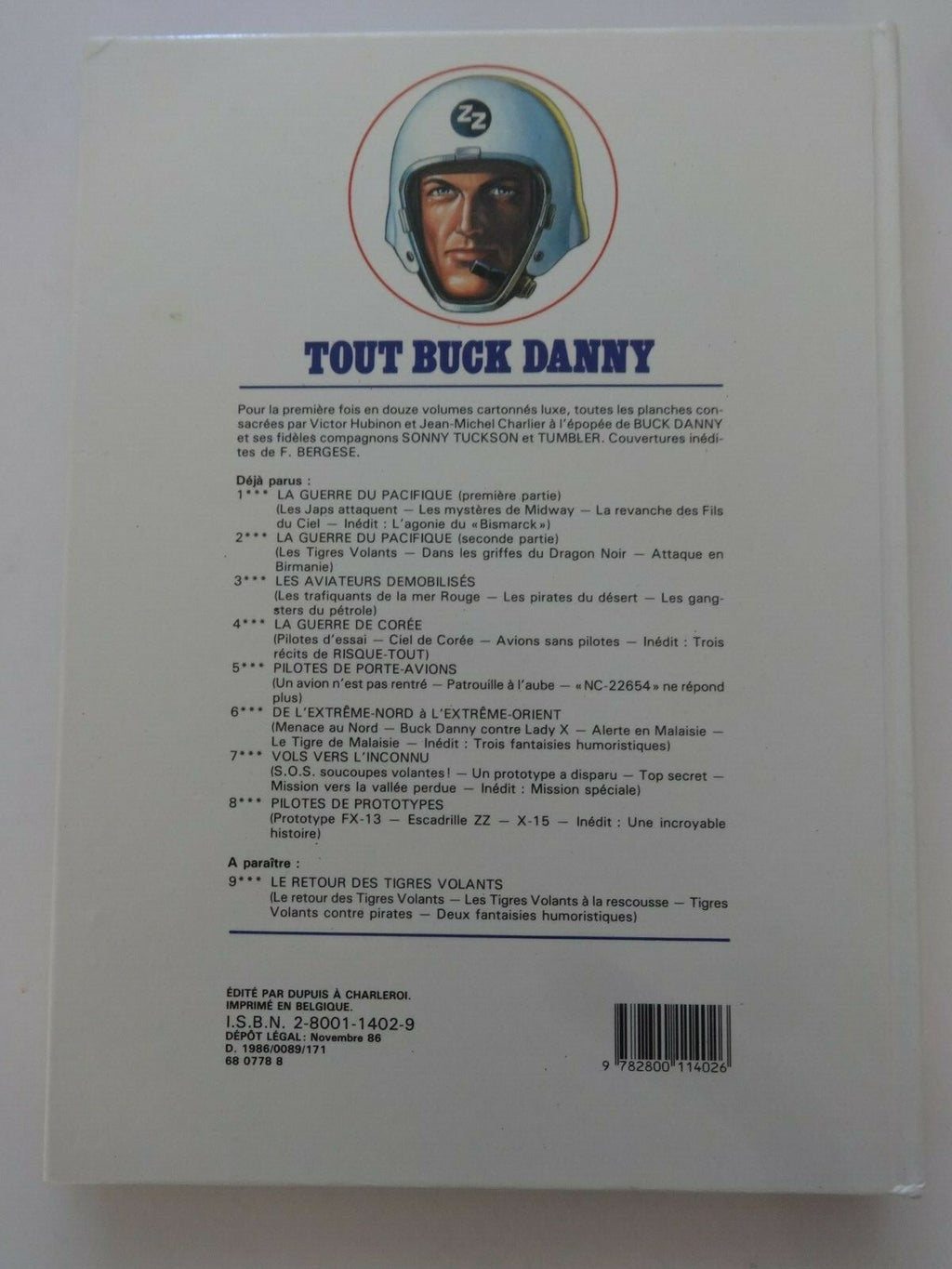 BD Tout Buck Danny  - N°8 - EO- cartonnée-1986 -TBE- Hubinon
