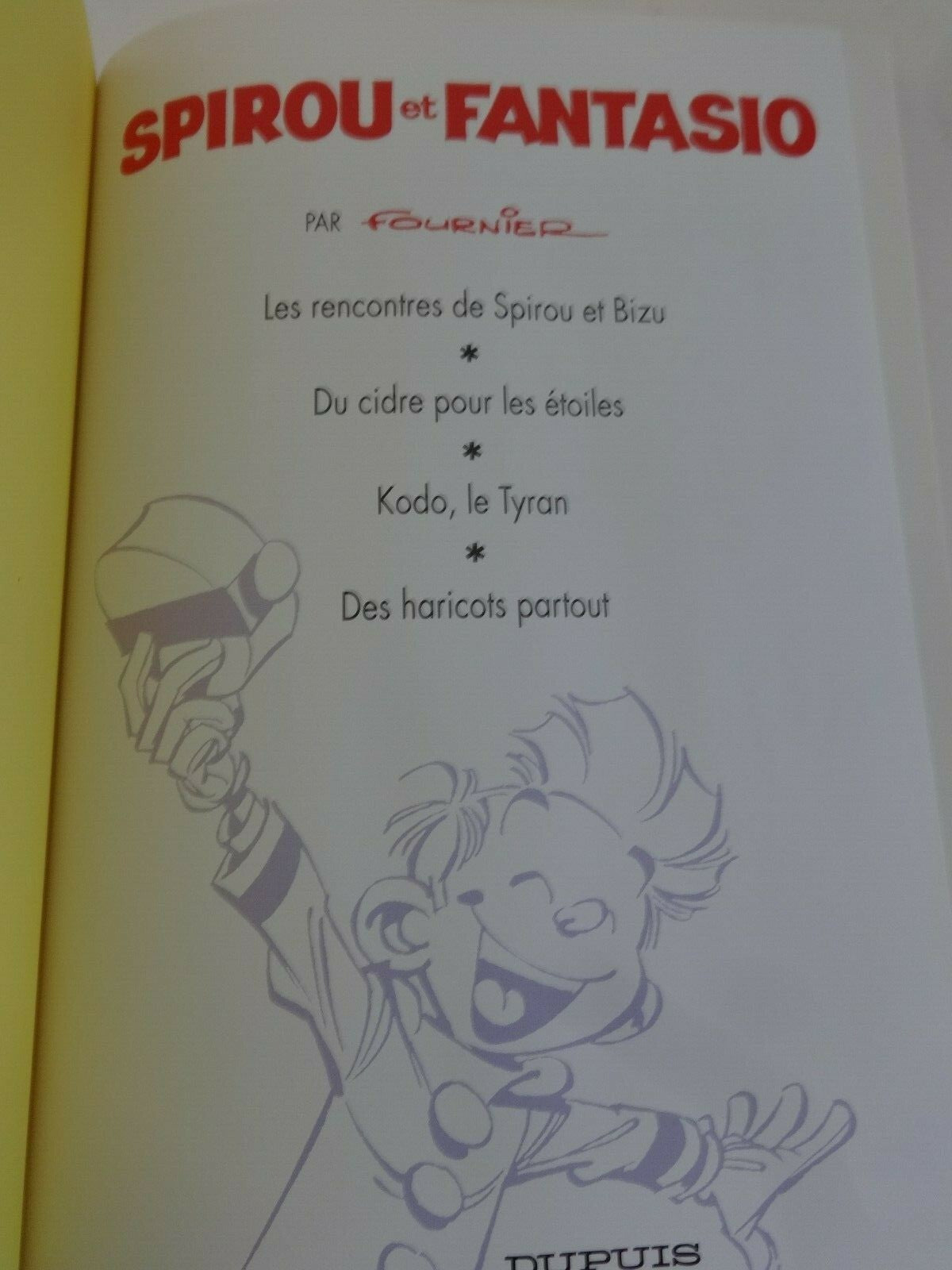 BD Spirou et Fantasio - Vol. 7- Intégrale Dupuis -E.O.1995 - TBE - Fournier