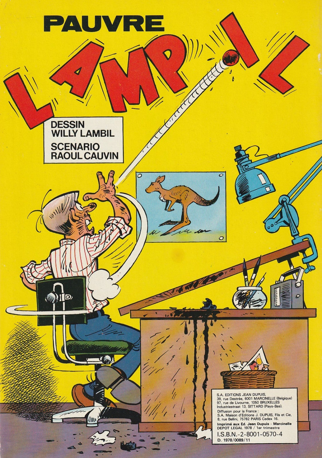 Poor Lampil Comic - Volume 2 - First Edition - 1978 - VGC - Lambil Willy