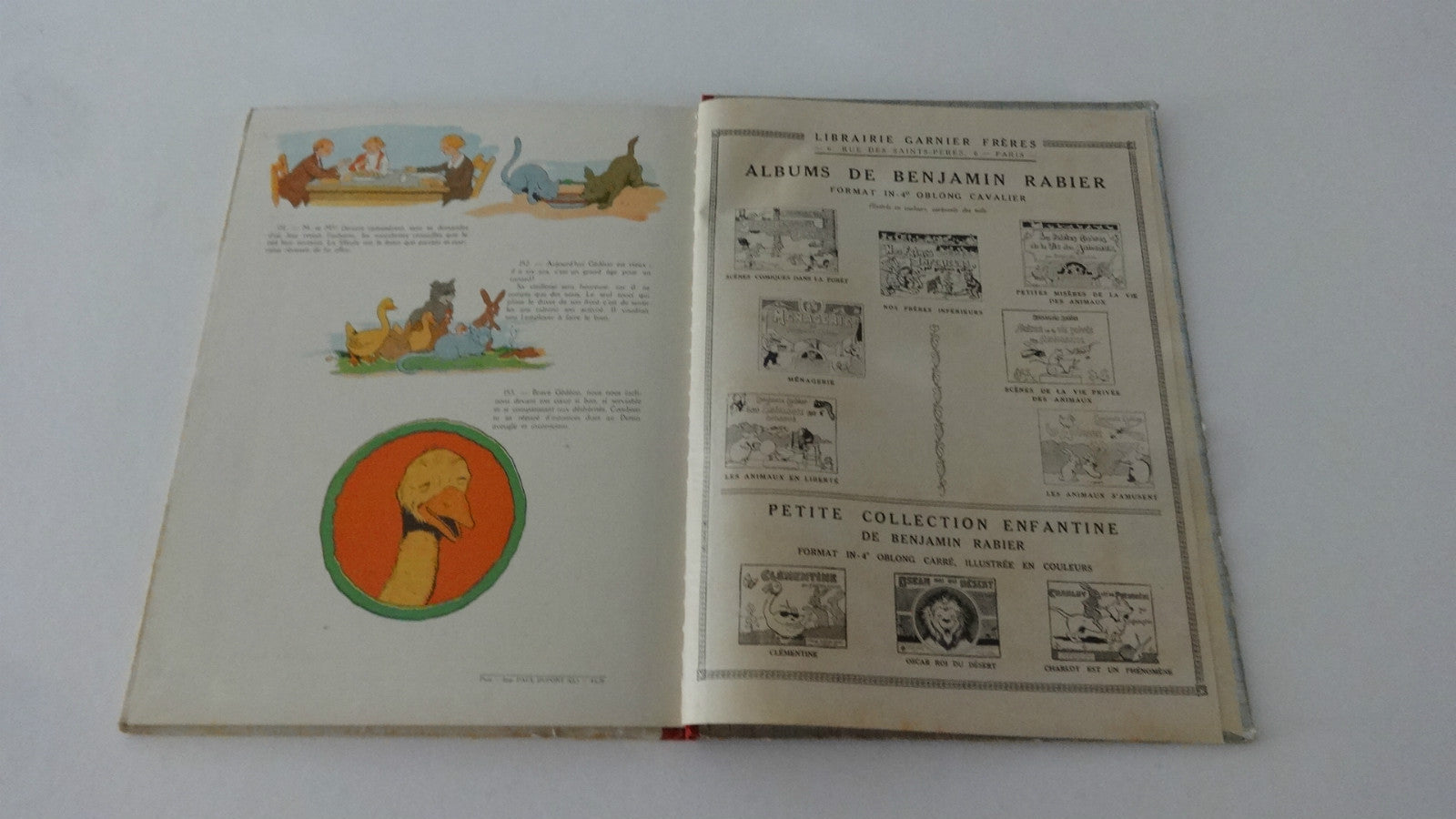 BD Gideon Has Fun - First Edition - cloth hardback - 1928 - Good Condition - Benjamin Rabier