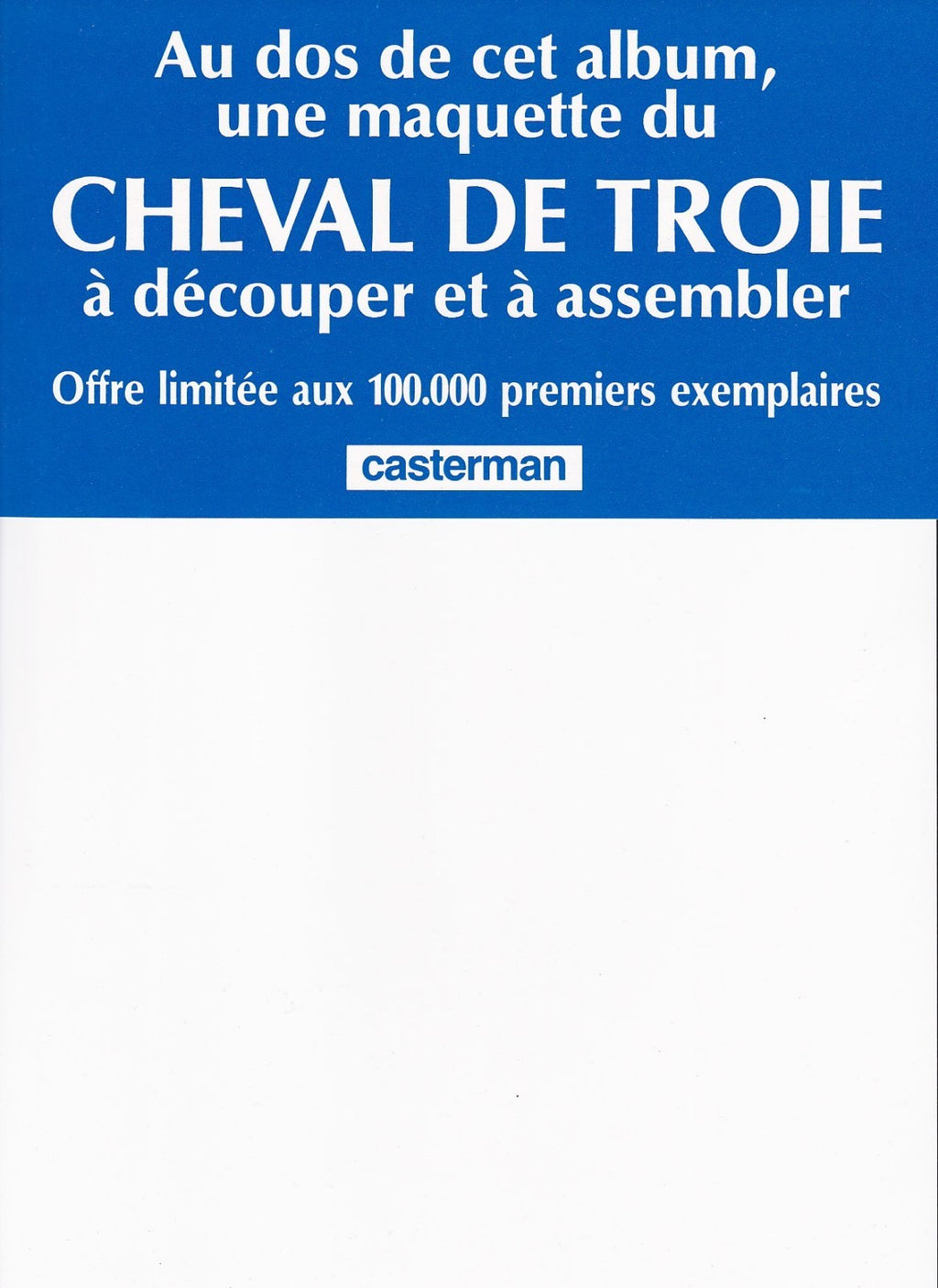 BD Alix - El caballo de Troya + maqueta - N°19 - EO - 1988 - TTBE - Jacques Martin