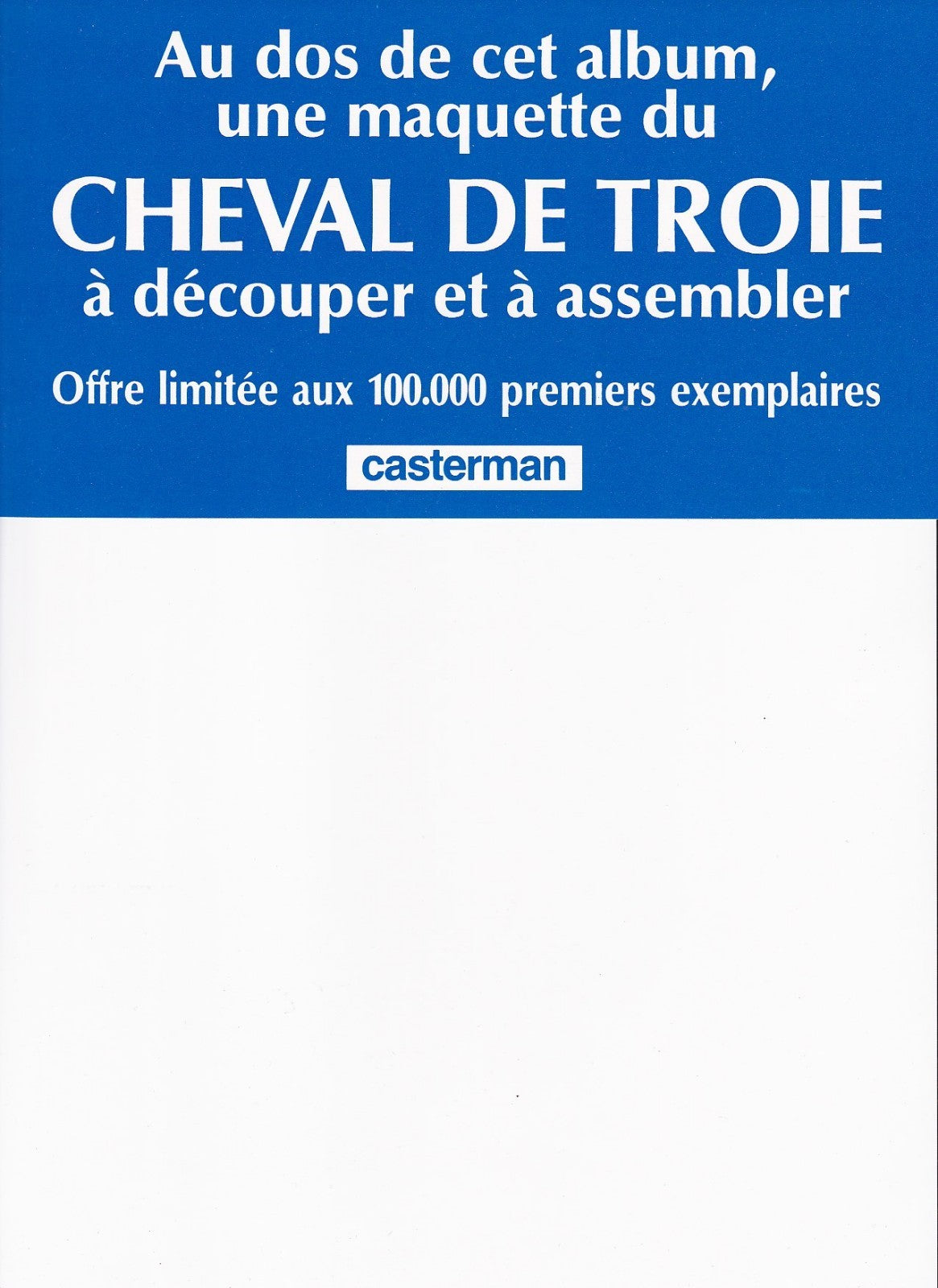 BD Alix - The Trojan Horse + model -No. 19 - EO -1988 -VGC- Jacques Martin