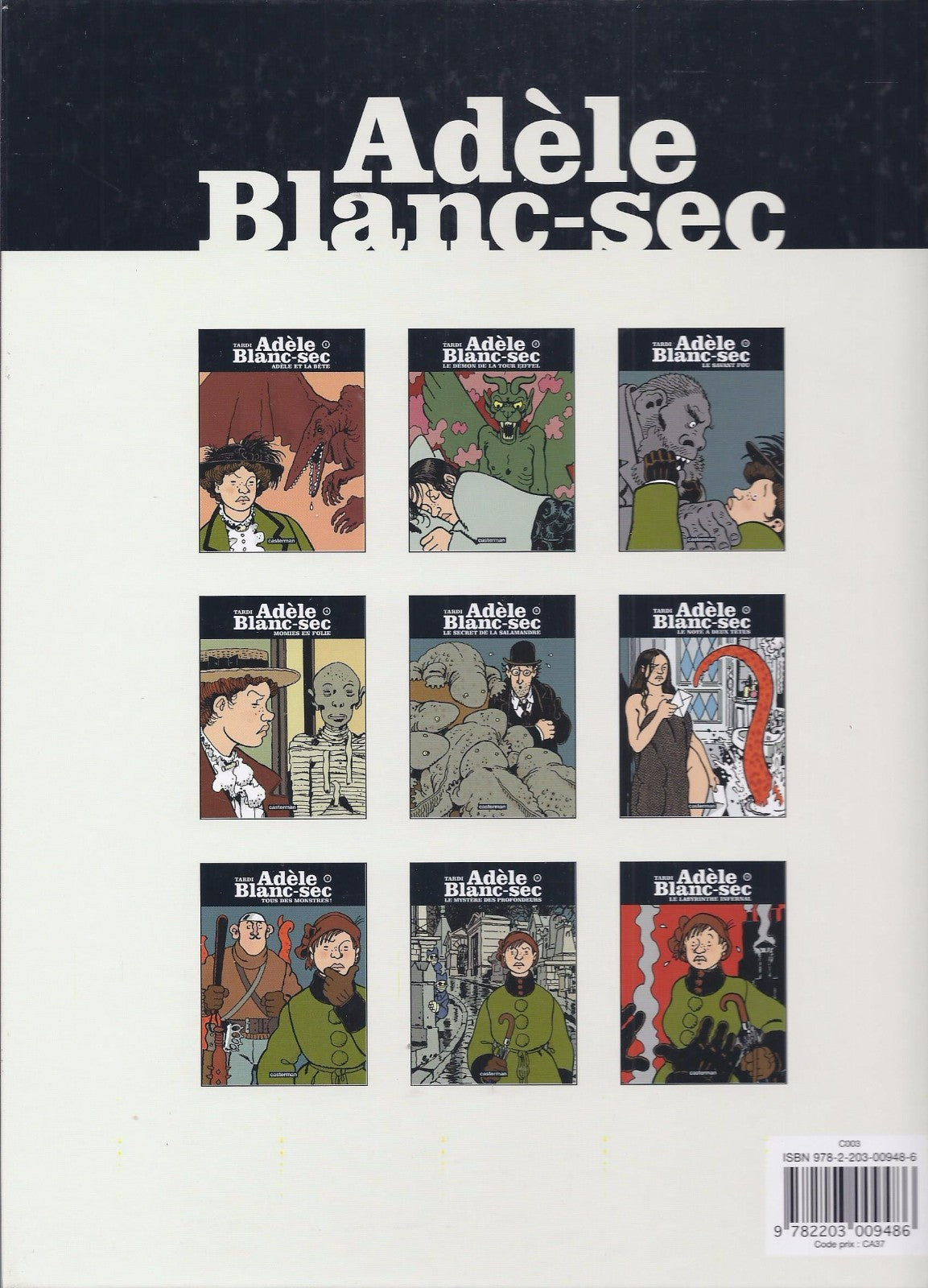 Comic Book Adèle Blanc-Sec - Le démon de la tour Eiffel - No. 2 - RE - 2007 - VGC - Tardi