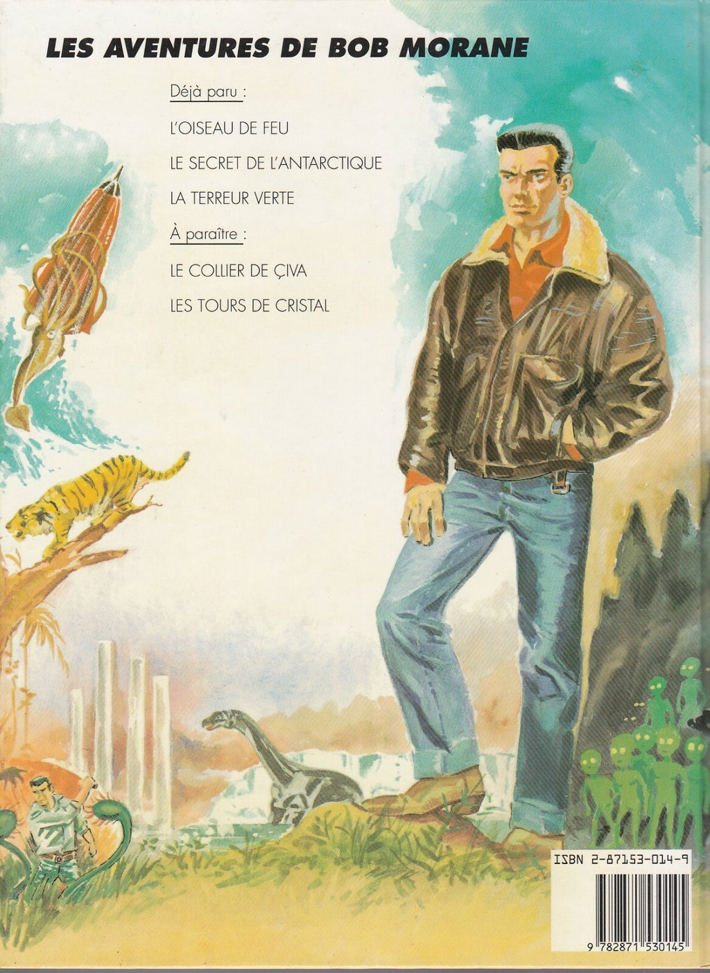 BD Bob Morane N°3(Lefrancq) - El terror verde - E.O. 1989 - TBE - Attanasio
