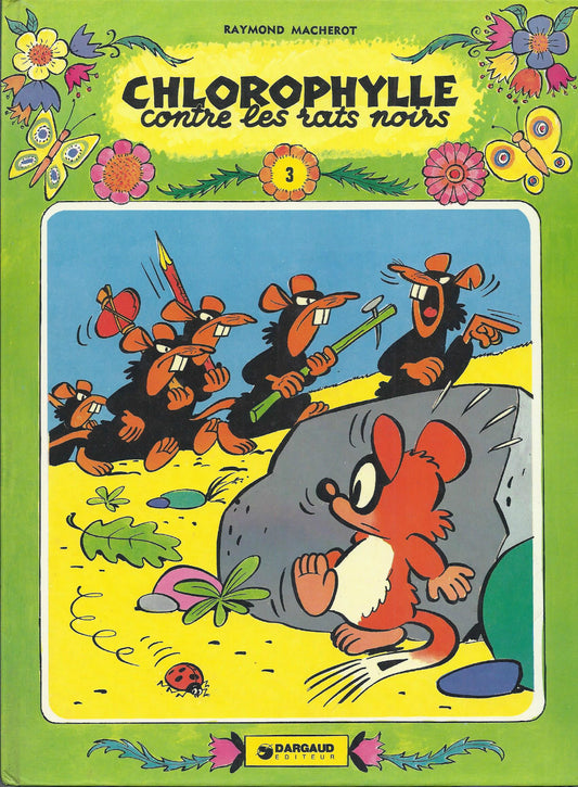 BD -Chlorophylle -contre les rats noirs - E.O cartonnée(CV)  .1979-TBE -Macherot
