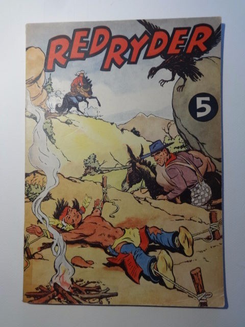 BD Red Ryder - Album N°5 - 1st Edition - Softcover - 1952 - Good Condition - Harman