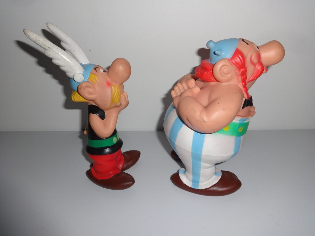 Figurine Obélix et Astérix  -  POUET - Dargaud 1967 - TTBE-