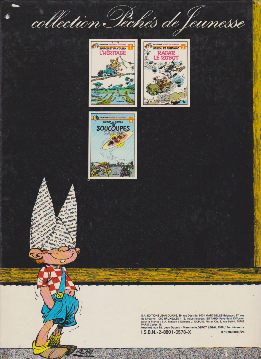 BD  Blondin et Cirage - RE - les soucoupes volantes-  CPJ - 1978 - TBE - Jijé