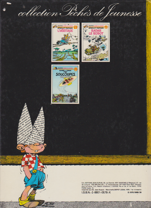 BD Blondin et Cirage - RE - Flying Saucers - CPJ - 1978 - VGC - Jijé