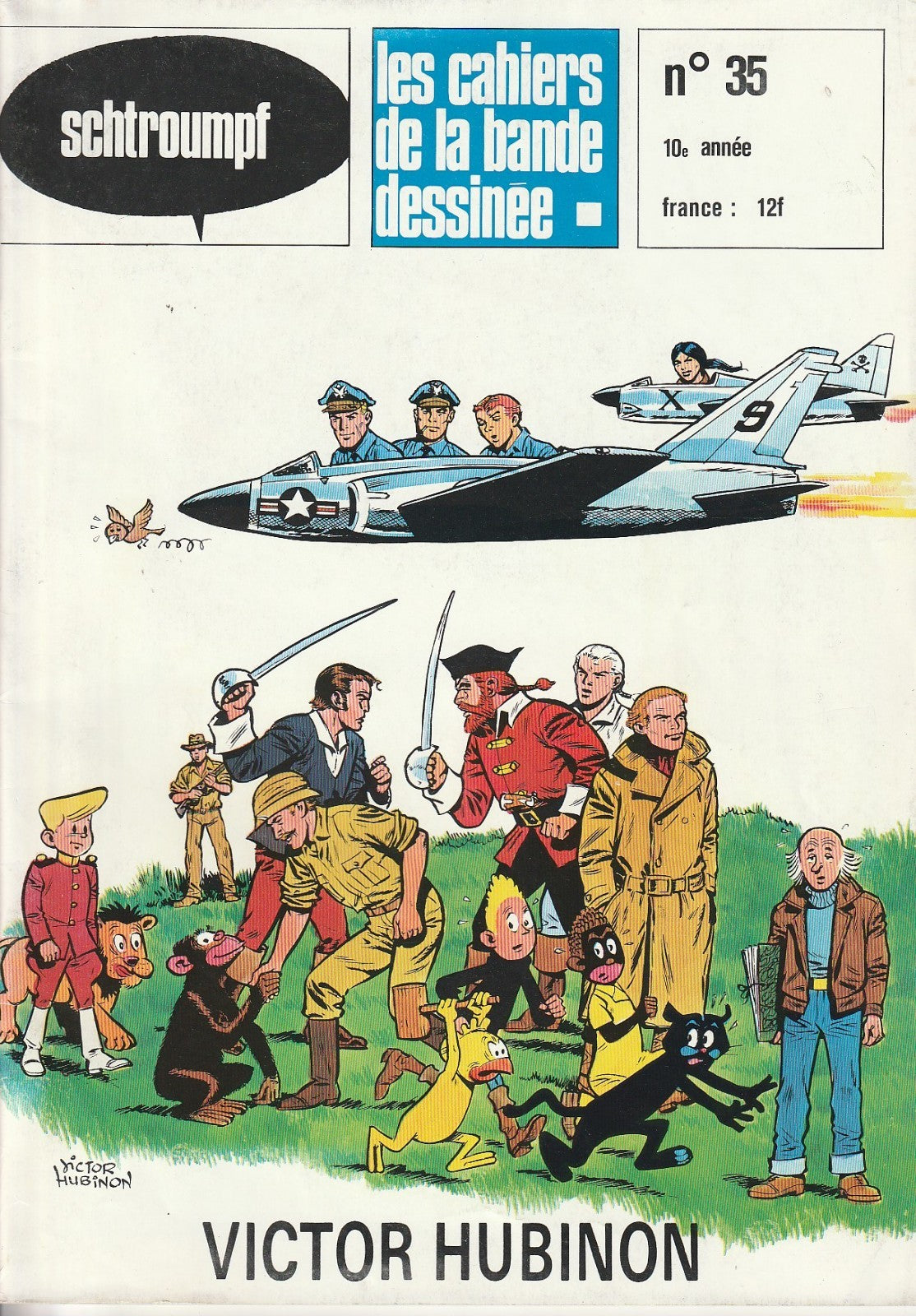 Revue-Les cahiers de la BD - N°35 - EO  -1978 -TBE- Hubinon