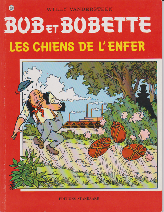 BD  Bob et Bobette- Les Chiens de l'enfer  - N°208 - Ré- 1998 - TBE-Vandersteen