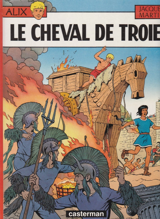 BD Alix - Le cheval de Troie + maquette -N°19 - EO   -1988 -TTBE- Jacques Martin