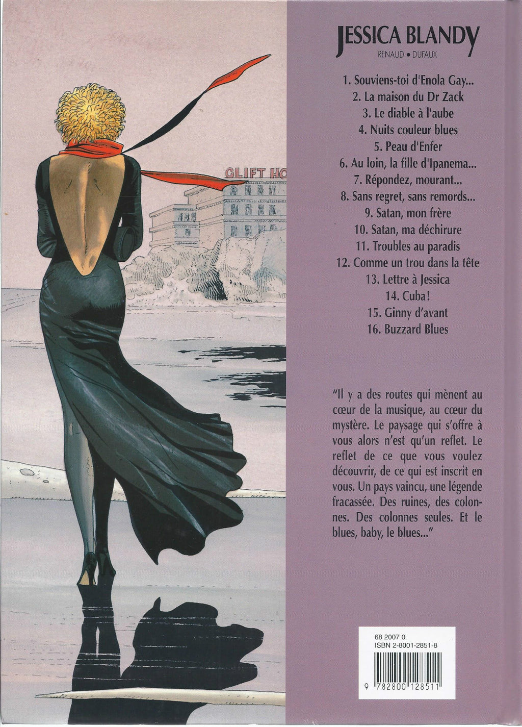 BD  Jessica Blandy - N°16 - Buzzard blues - E.O.1999 -TBE - Renaud