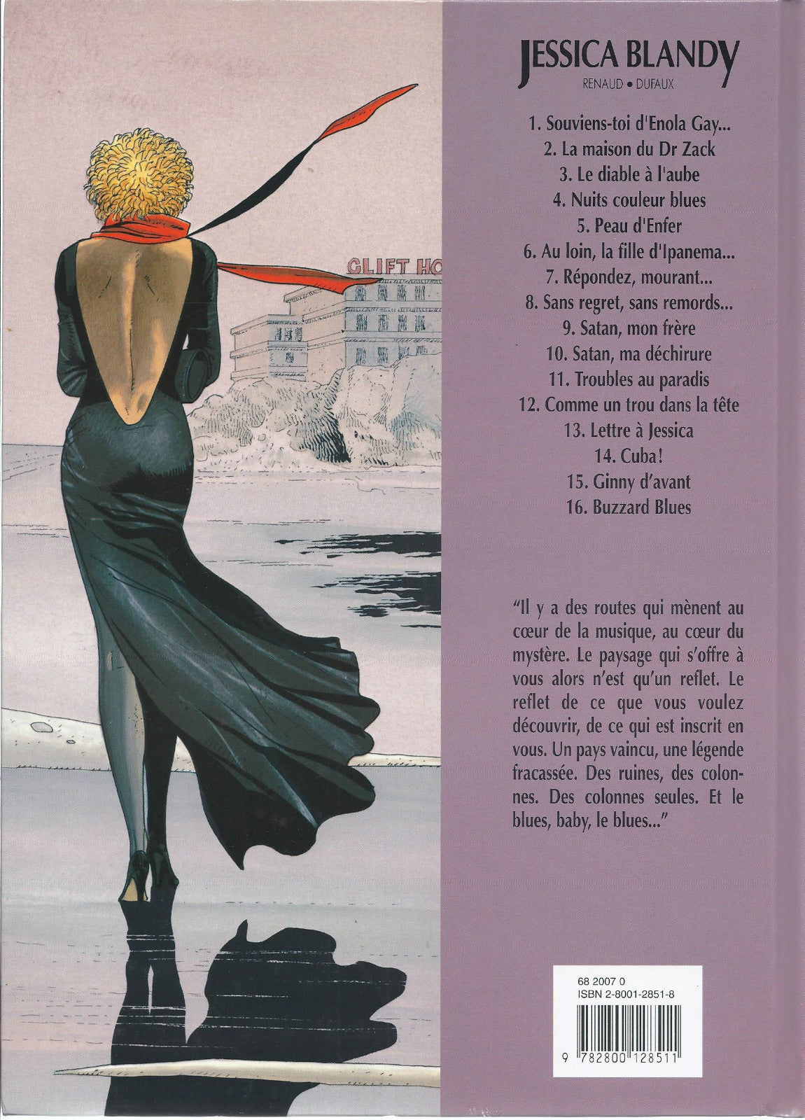 BD  Jessica Blandy - N°16 - Buzzard blues - E.O.1999 -TBE - Renaud