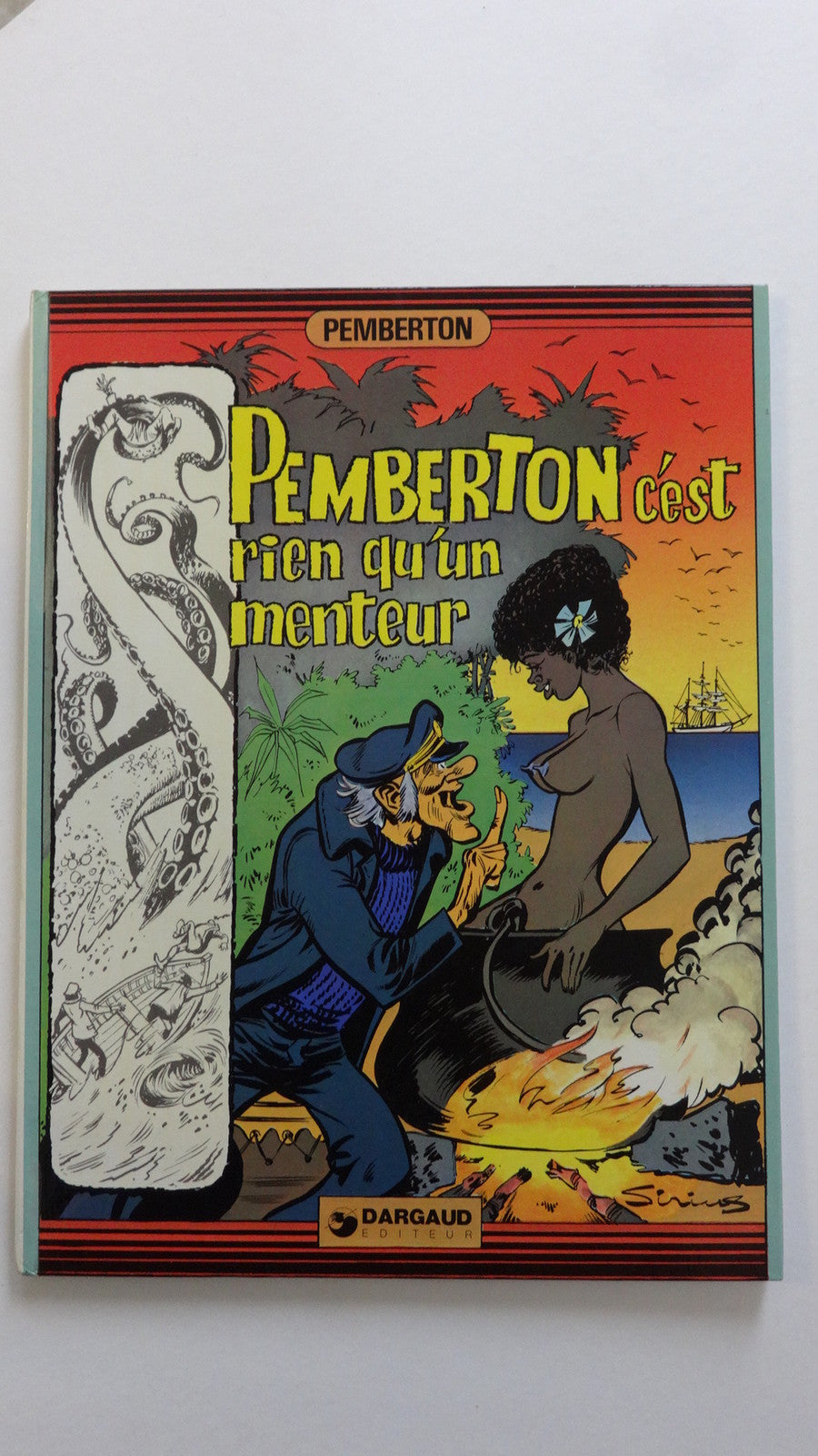 BD  Pemberton - Pemberton c'est rien qu'un menteur  -  EO .  1977  TBE -